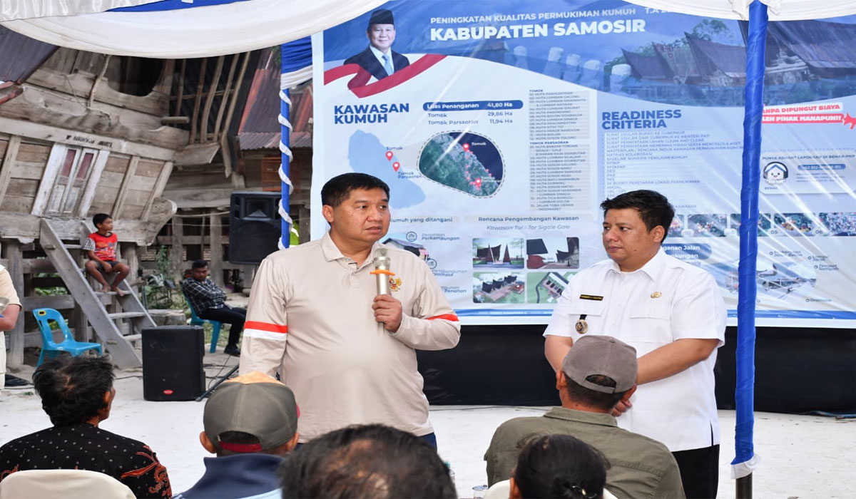Wow! 556 Rumah Dibedah di Samosir, Menteri PKP Bawa Perubahan Besar untuk Warga